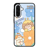 Cute Roro Jump And Honey Bee Samsung Galaxy A56 5G Case RC11208
