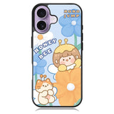 Cute Roro Jump And Honey Bee iPhone 17 Case OV11208