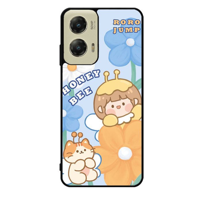 Cute Roro Jump And Honey Bee Motorola Moto G Stylus 5G 2024 Case OV11208