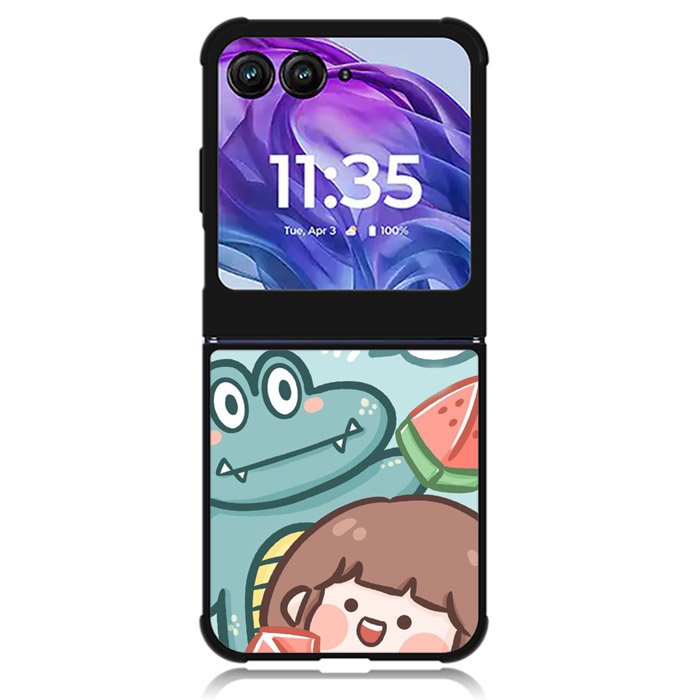 Cute Eat Watermelon Motorola Moto Razr Plus 2024 , Moto Razr+ 2024 Case OV11203