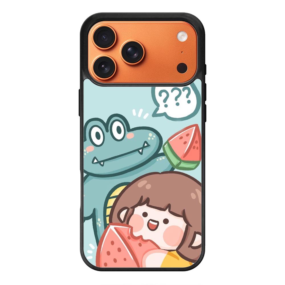 Cute Eat Watermelon iPhone 17 Pro Max Case OV11203