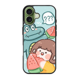 Cute Eat Watermelon iPhone 17 Case OV11203