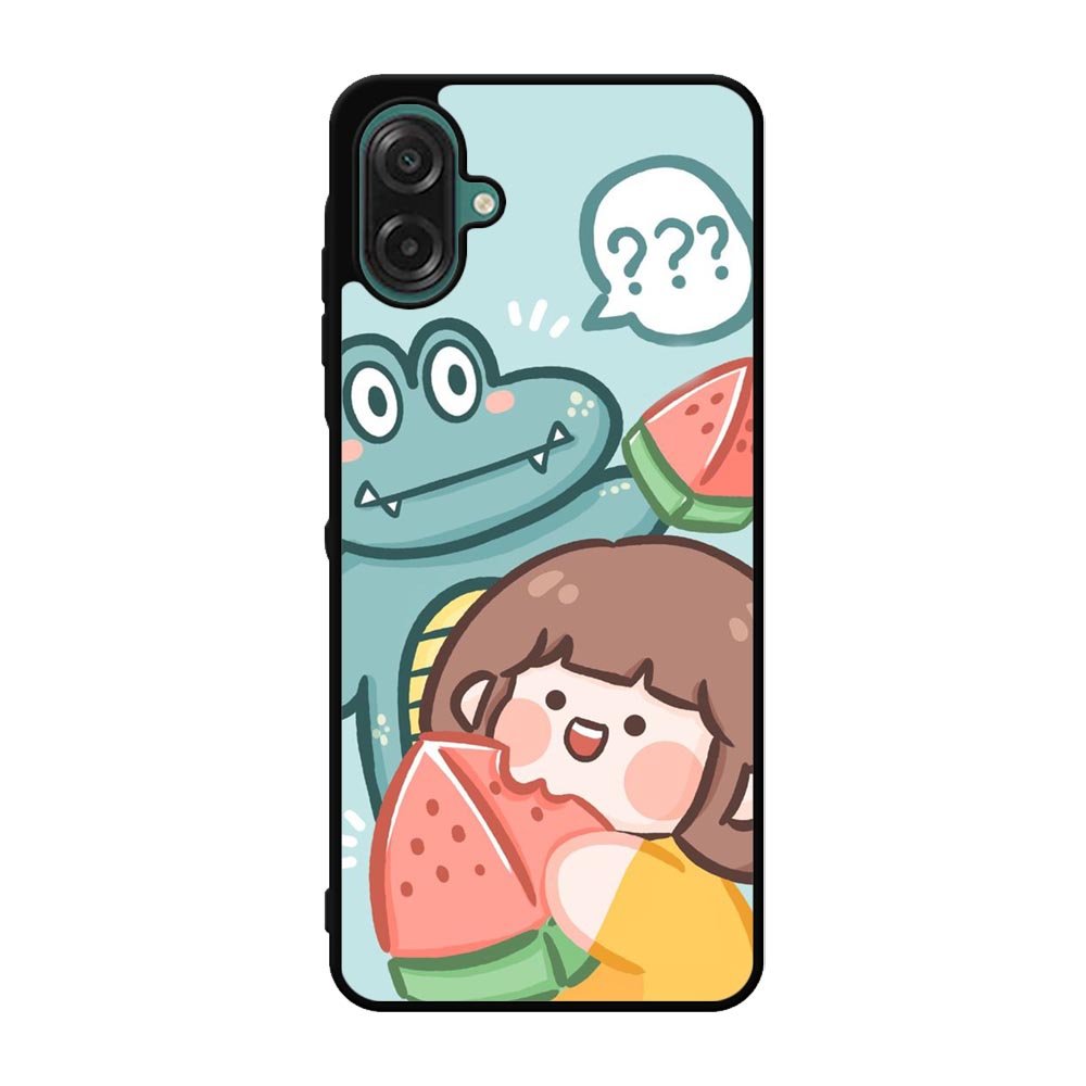 Cute Eat Watermelon Samsung Galaxy A07 Case OV11203