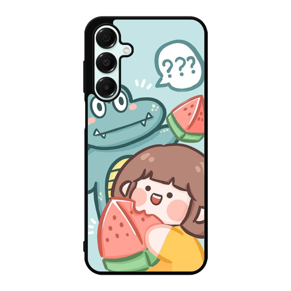 Cute Eat Watermelon Samsung Galaxy A16 Case OV11203