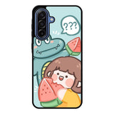 Cute Eat Watermelon Samsung Galaxy A17 Case OV11203