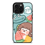 Cute Eat Watermelon iPhone 16 Pro Case OV11203