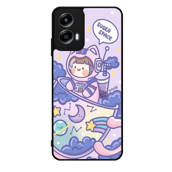 Cute Suger Space Motorola Moto G Play 2024 Case OV11216