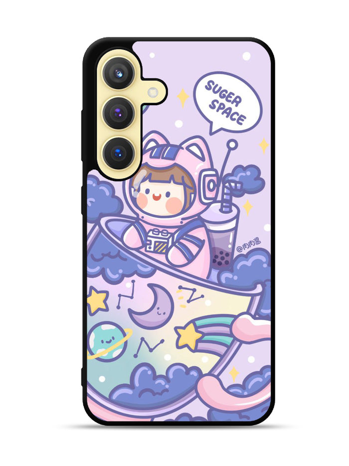 Cute Suger Space Samsung Galaxy S25 Plus 5G , Samsung Galaxy S25+ 5G Case OV11216