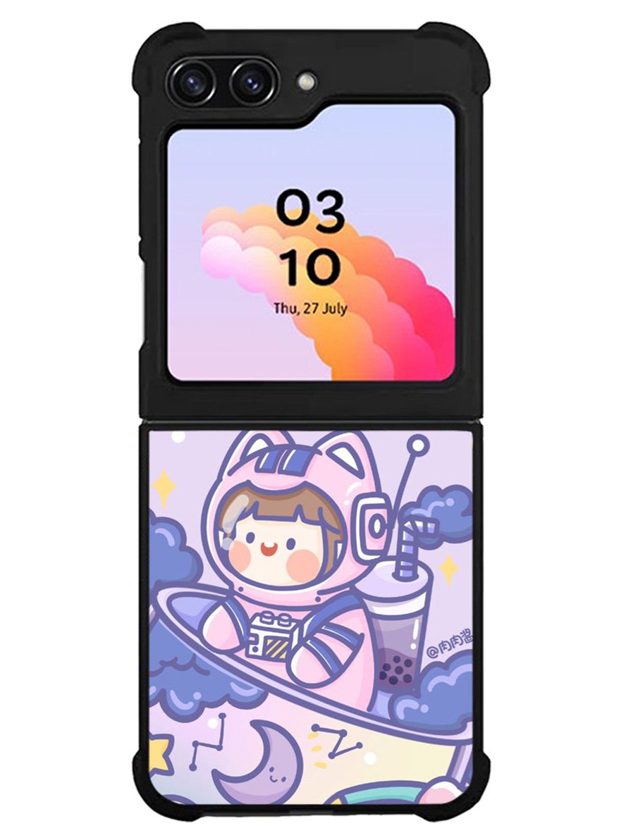 Cute Suger Space Samsung Galaxy Z Flip 5 5G 2023 Case OV11216