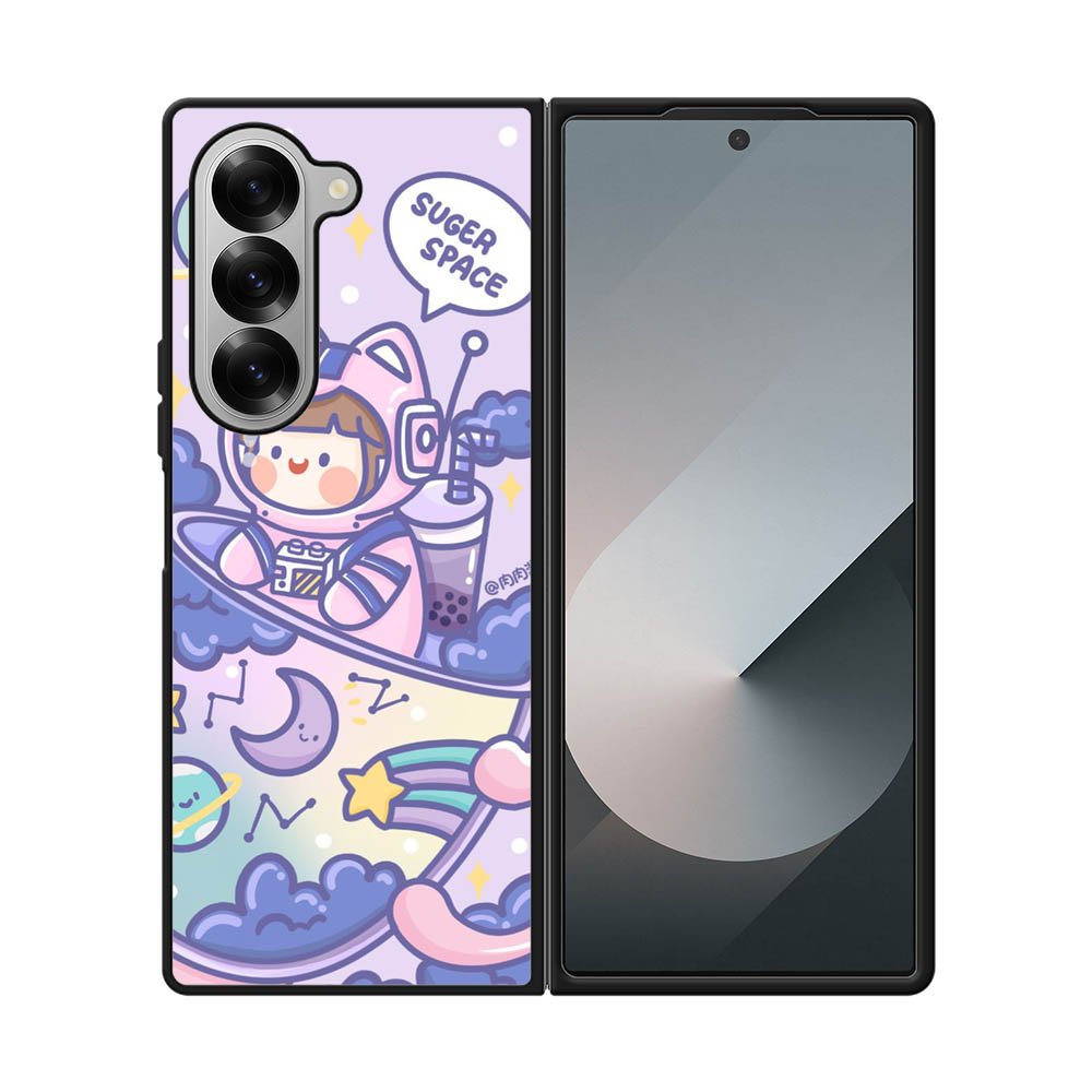 Cute Suger Space Samsung Galaxy Z Fold 7 5G Case OV11216