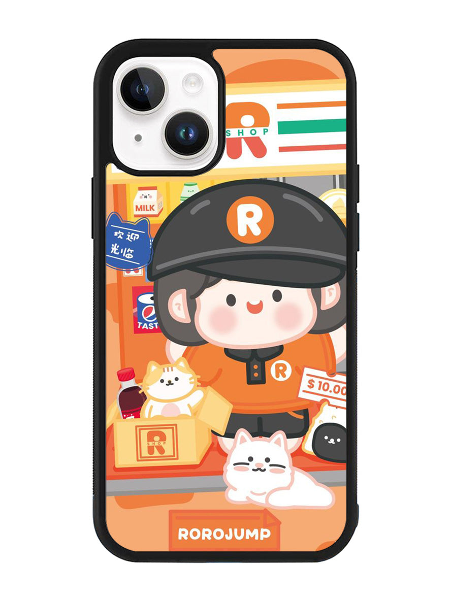 Cute Roro Jump market Shop iPhone 14 Plus Case QC11211
