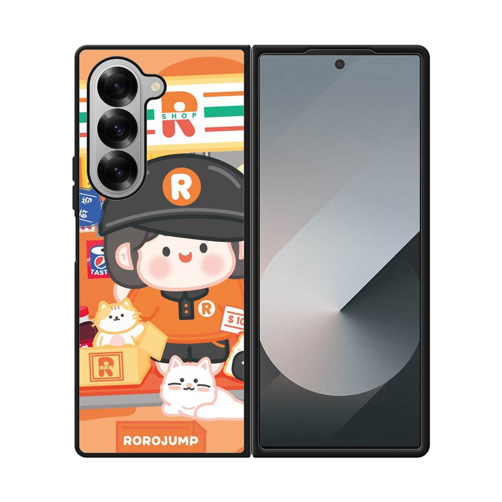 Cute Roro Jump market Shop Samsung Galaxy Z Fold 7 5G Case QC11211