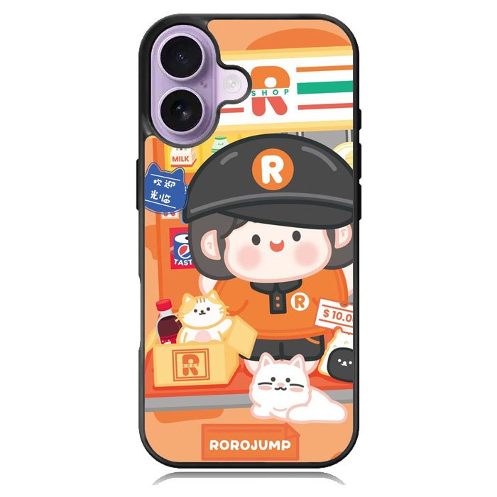 Cute Roro Jump market Shop iPhone 17 Case OV11211