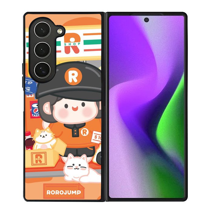 Cute Roro Jump market Shop Samsung Galaxy Z Fold 6 5G 2024 Case OV11211