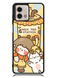 Cute Roro Jump Milk Tea Station Motorola Moto G Stylus 5G 2023 Case OV11212