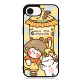 Cute Roro Jump Milk Tea Station iPhone 16e Case OV11212
