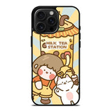 Cute Roro Jump Milk Tea Station iPhone 16 Pro Case OV11212