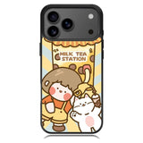 Cute Roro Jump Milk Tea Station Samsung Galaxy S26 Case OV11212