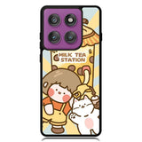 Cute Roro Jump Milk Tea Station Motorola Moto Edge 2025 | Moto Edge 60 Fusion | Moto Edge 60 Pro Case OV11212
