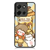 Cute Roro Jump Milk Tea Station Motorola Moto G 5G 2025 Case OV11212