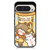Cute Roro Jump Milk Tea Station Google Pixel 10 | Google Pixel 10 Pro Case RC11212