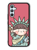 Cute Roro Jump and Liberty Samsung Galaxy A14 5G Case QC11209