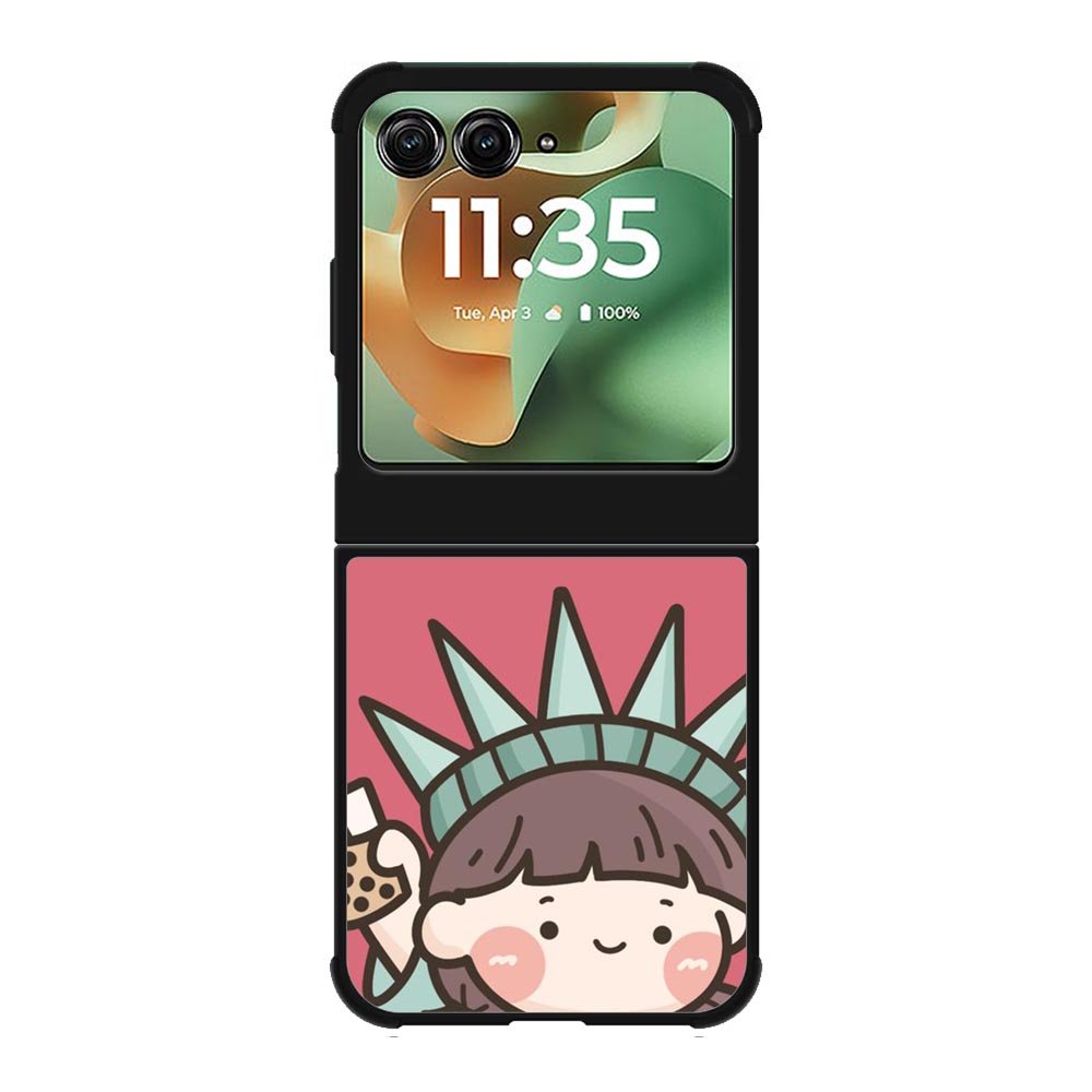 Cute Roro Jump and Liberty Motorola Moto RAZR 2025 Case OV11209