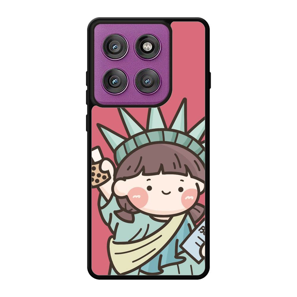 Cute Roro Jump and Liberty Motorola Moto Edge 60 Pro Case OV11209