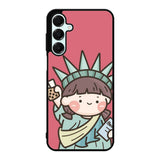 Cute Roro Jump and Liberty Samsung Galaxy A16 Case OV11209