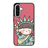 Cute Roro Jump and Liberty Samsung Galaxy A56 5G Case RC11209