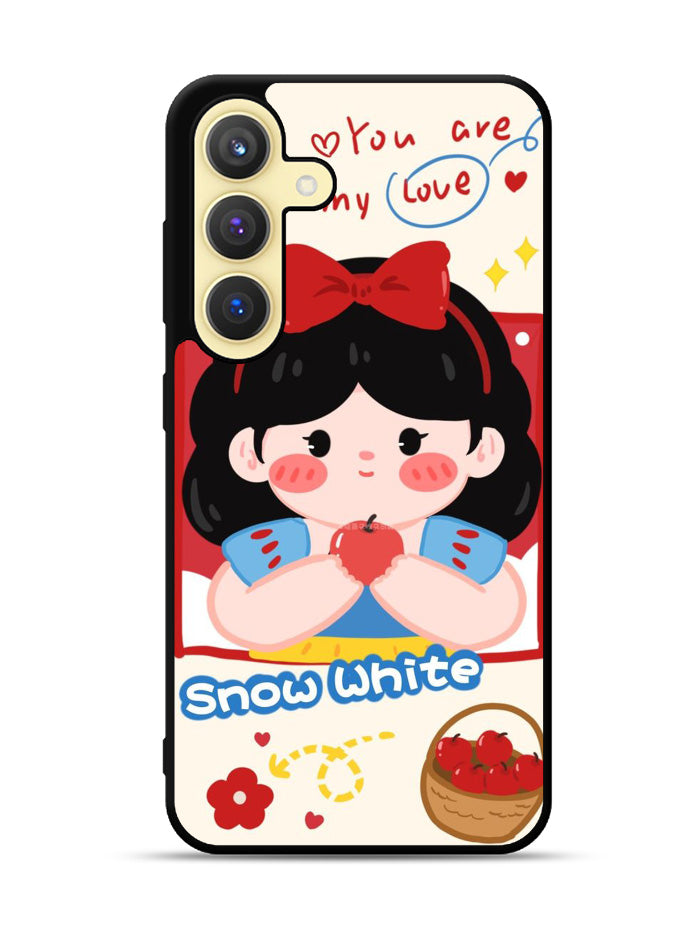 Cute Snow White Samsung Galaxy S25 Plus 5G , Samsung Galaxy S25+ 5G Case OV11214