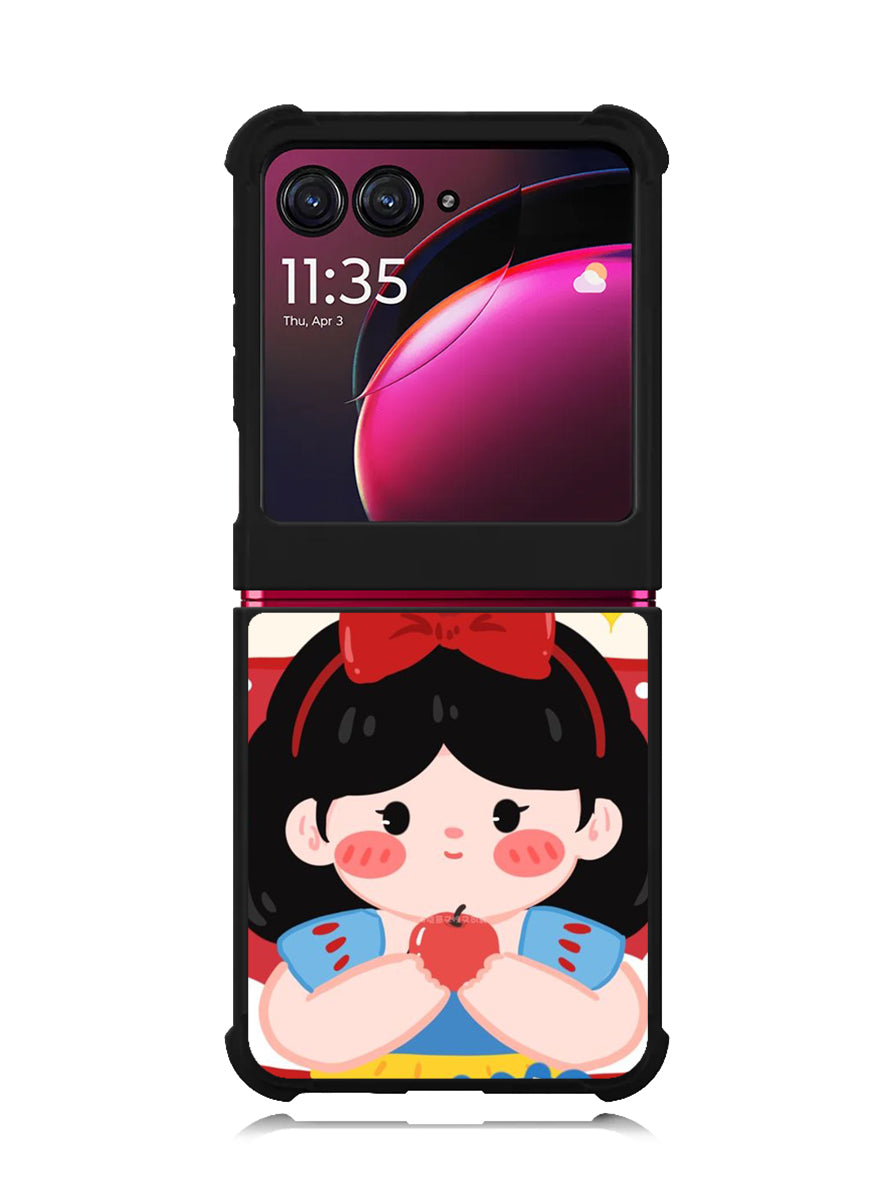Cute Snow White Motorola Moto Razr Plus 2023 , Moto Razr+ 2023 Case OV11214