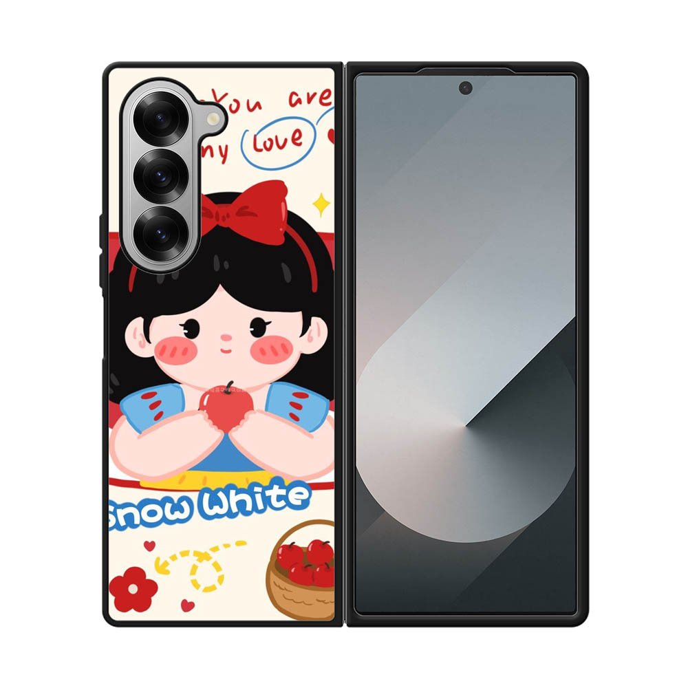Cute Snow White Samsung Galaxy Z Fold 7 5G Case OV11214