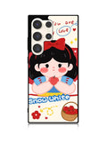 Cute Snow White Samsung Galaxy S23 Ultra 5G Case QC11214