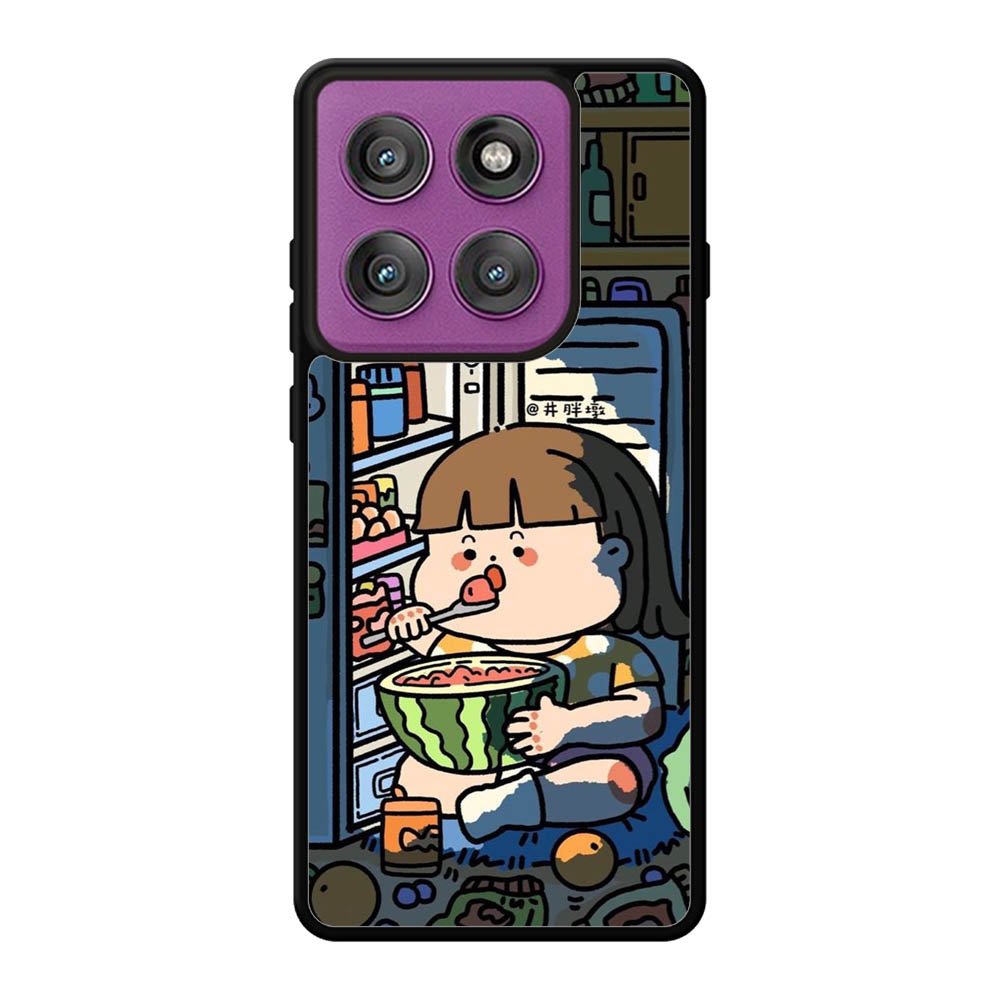 Cute Eat in The Night Motorola Moto Edge 60 Pro Case OV11202