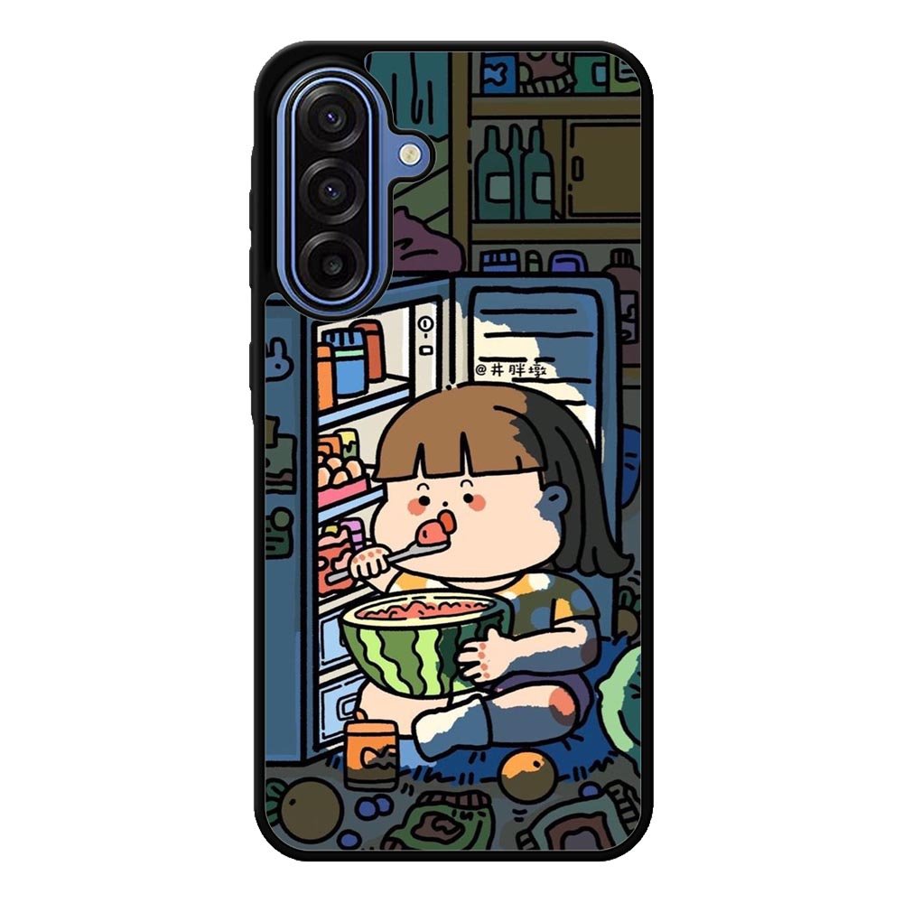 Cute Eat in The Night Samsung Galaxy A17 Case OV11202