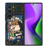 Cute Eat in The Night Samsung Galaxy Z Fold 6 5G 2024 Case OV11202
