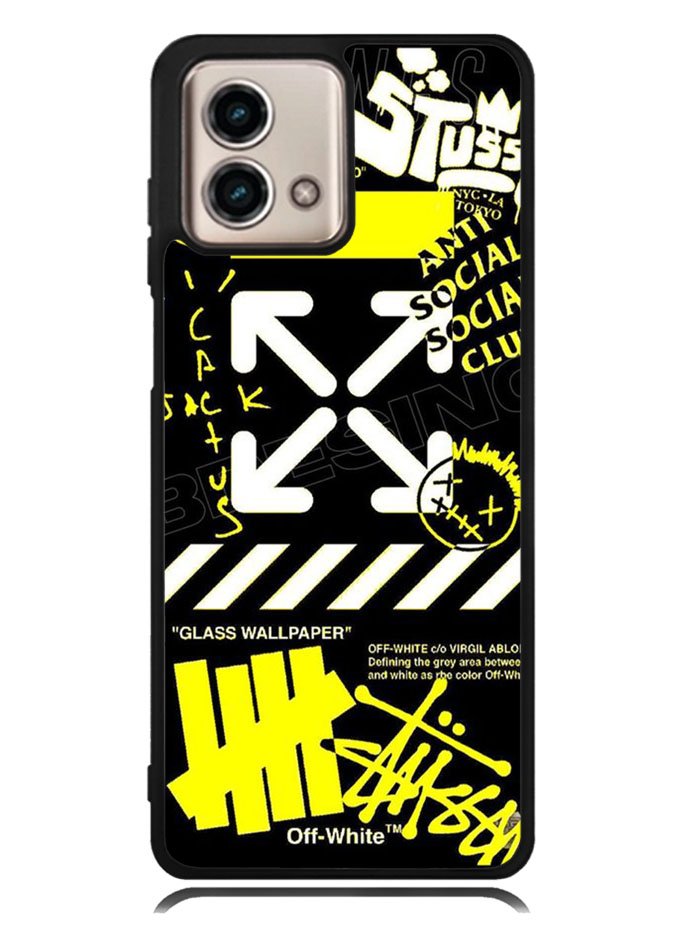 Hypebeast Yellow Black Motorola Moto G Stylus 5G 2023 Case OV11221