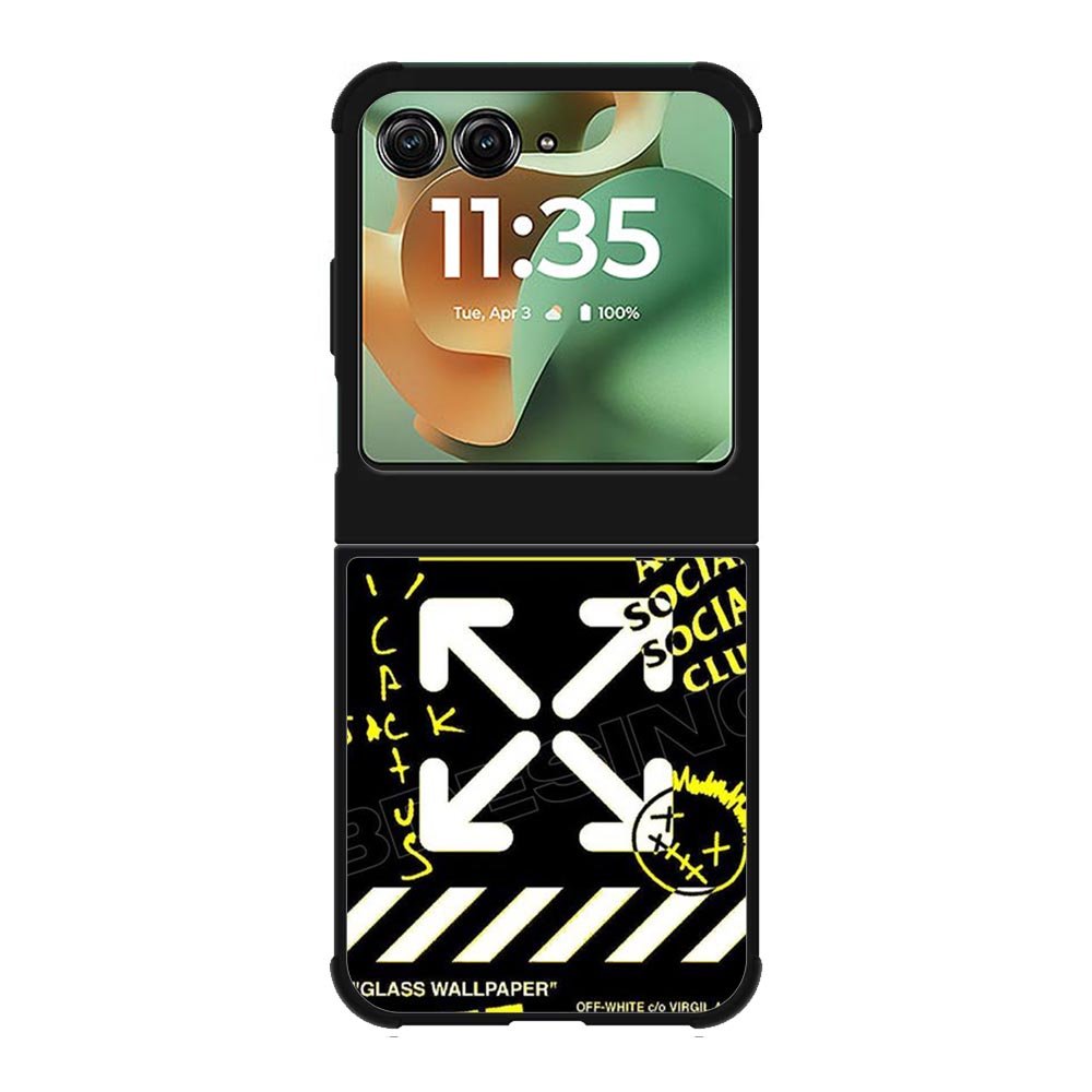 Hypebeast Yellow Black Motorola Moto RAZR 2025 Case OV11221