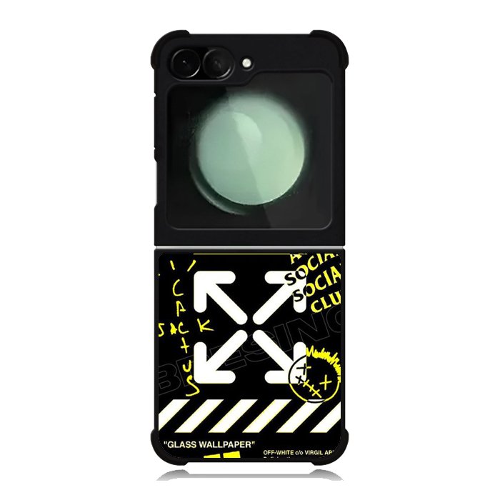 Hypebeast Yellow Black Samsung Galaxy Z Flip 6 5G 2024 Case OV11221