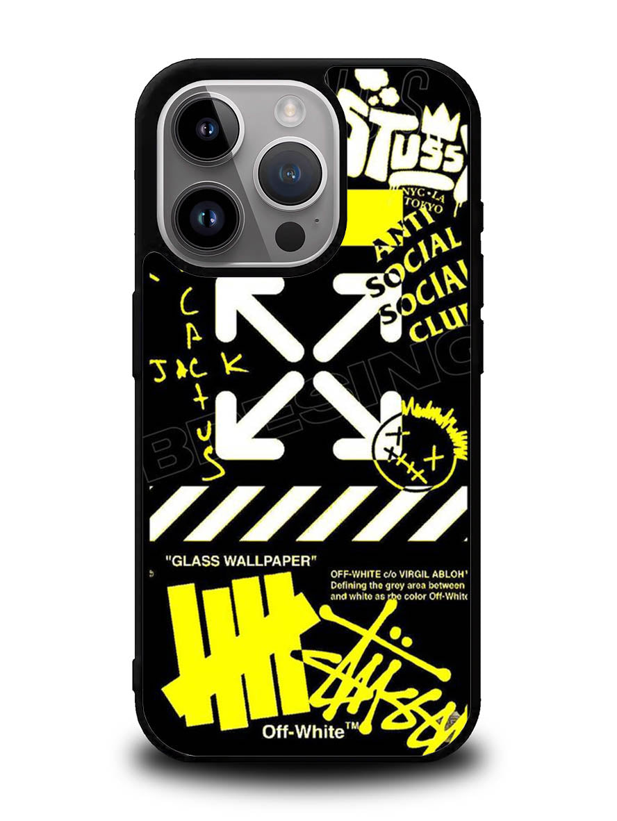 Hypebeast Yellow Black iPhone 16 Pro Max Case OV11221