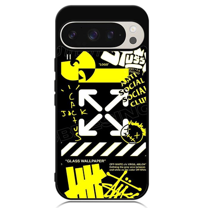 Hypebeast Yellow Black Google Pixel 9 Pro XL Case OV11221