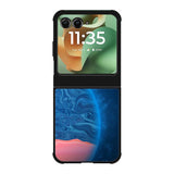 planet blue orange Motorola Moto RAZR 2025 Case OV11001
