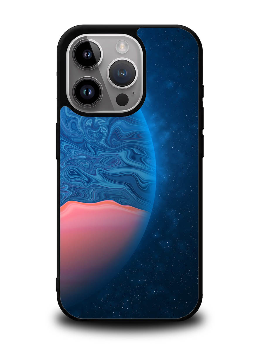 planet blue orange iPhone 16 Pro Max Case QC11001