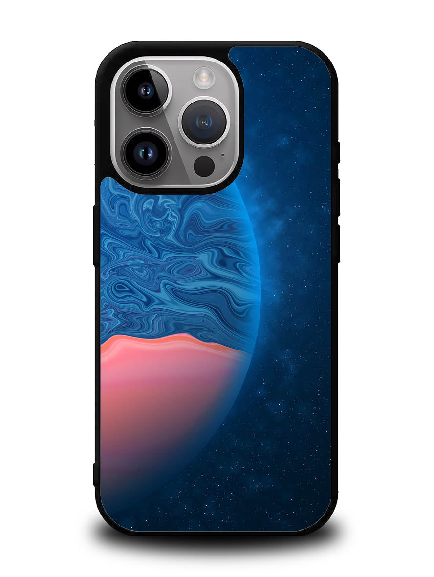 planet blue orange iPhone 16 Pro Case OV11001