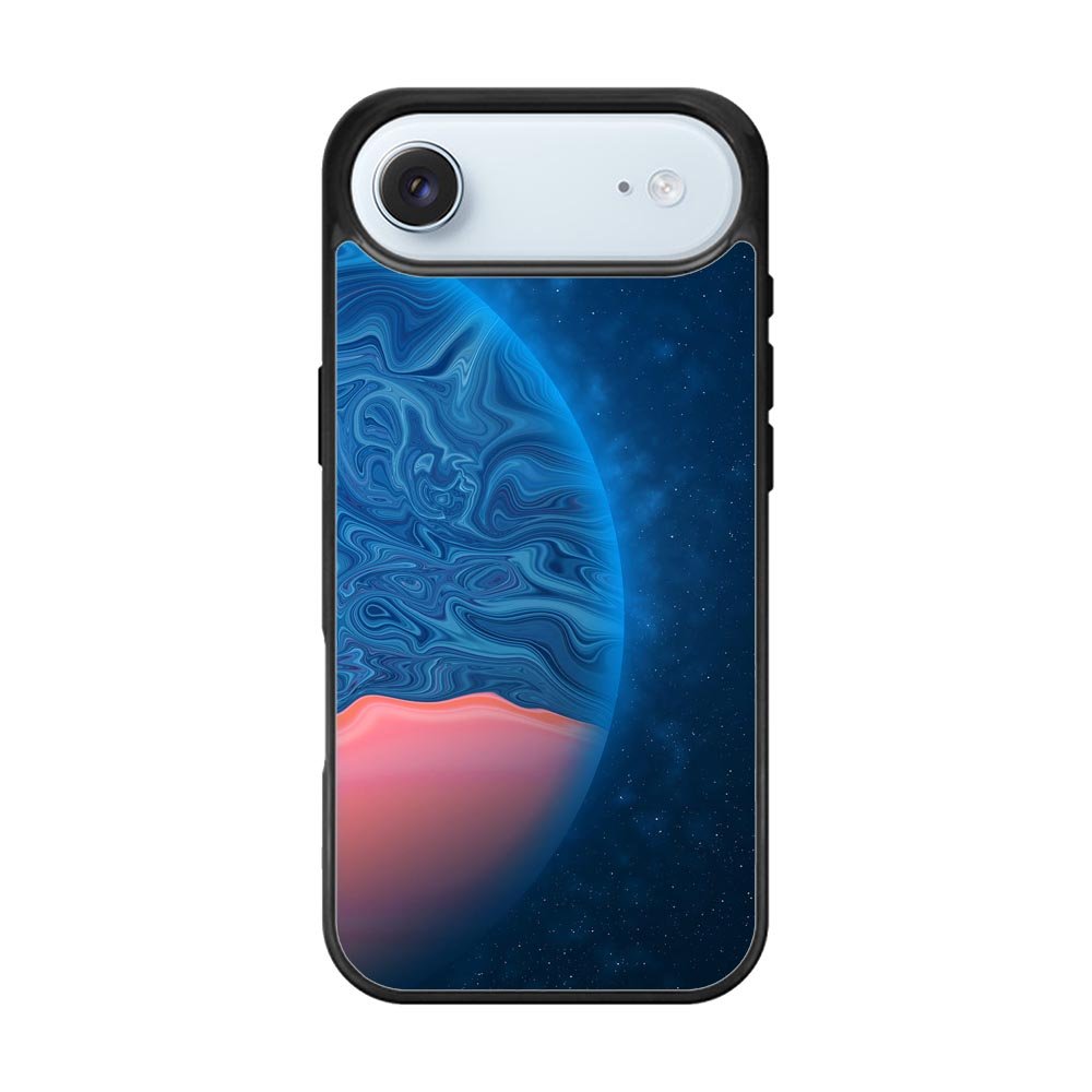 planet blue orange iPhone Air Case QC11001