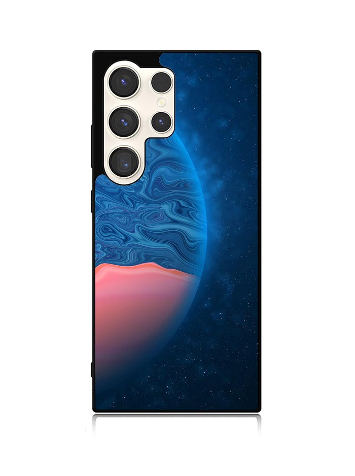 planet blue orange Samsung Galaxy S25 Ultra 5G Case QC11001