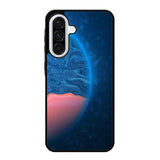 planet blue orange Samsung Galaxy A36 5G Case RC11001