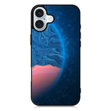 planet blue orange iPhone 16 Plus Case QC11001