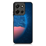planet blue orange Motorola Moto G 5G 2025 Case OV11001